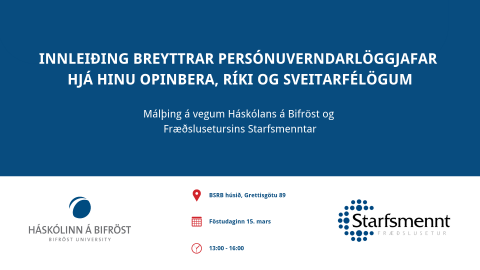 Málþingið fer fram næstkomandi föstudag, 15. mars.