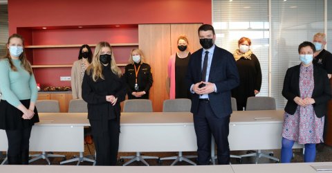 Styrkirnir voru veittir við formlega athöfn í gær.