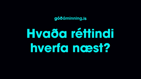 Höfnum afnámi áminningarskyldu - Herferðin hefst í dag!