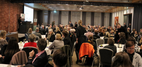 Fjölmennt var á fundi sem Vinnueftirlit ríkisins og Velferðarráðuneytið stóðu fyrir á Grand Hóteli R…