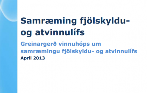 Samræming fjölskyldu og atvinnulífs