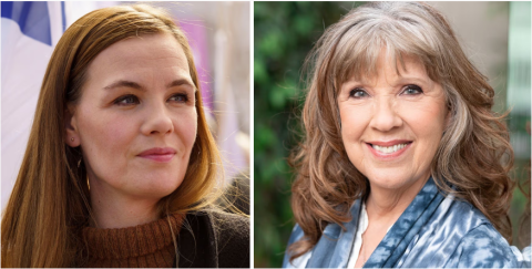 Sonja Ýr Þorbergsdóttir formaður BSRB og Kolbrún Halldórsdóttir formaður BHM