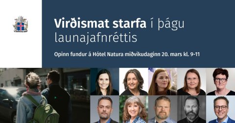 Opinn fundur um virðismat starfa í þágu launajafnréttis